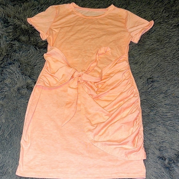 tie front round neck dress- NWOT PF - Picture 2 of 7